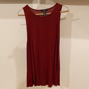 Maroon Sleeveless Dress
